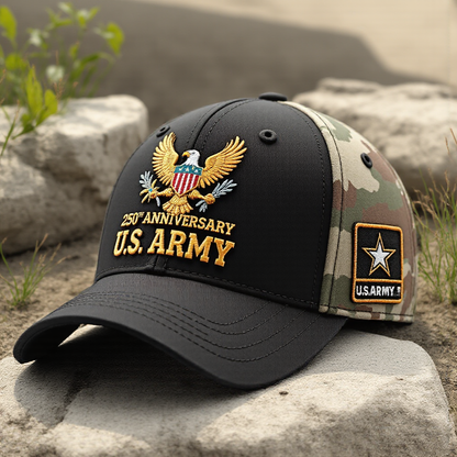 🎖️ 250th Anniversary Military Commemorative Cap – Wear Your Pride