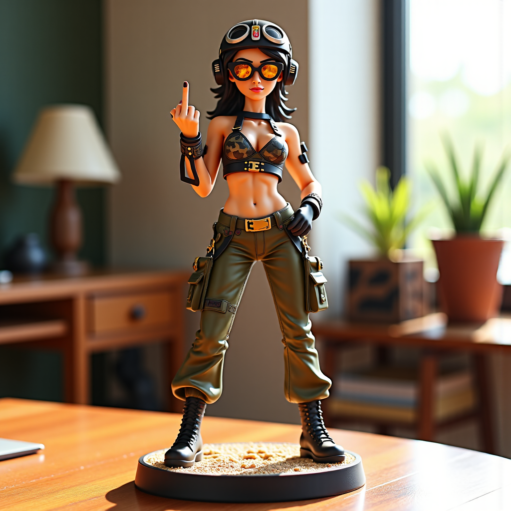 Middle Finger Pilot Figurine Collection