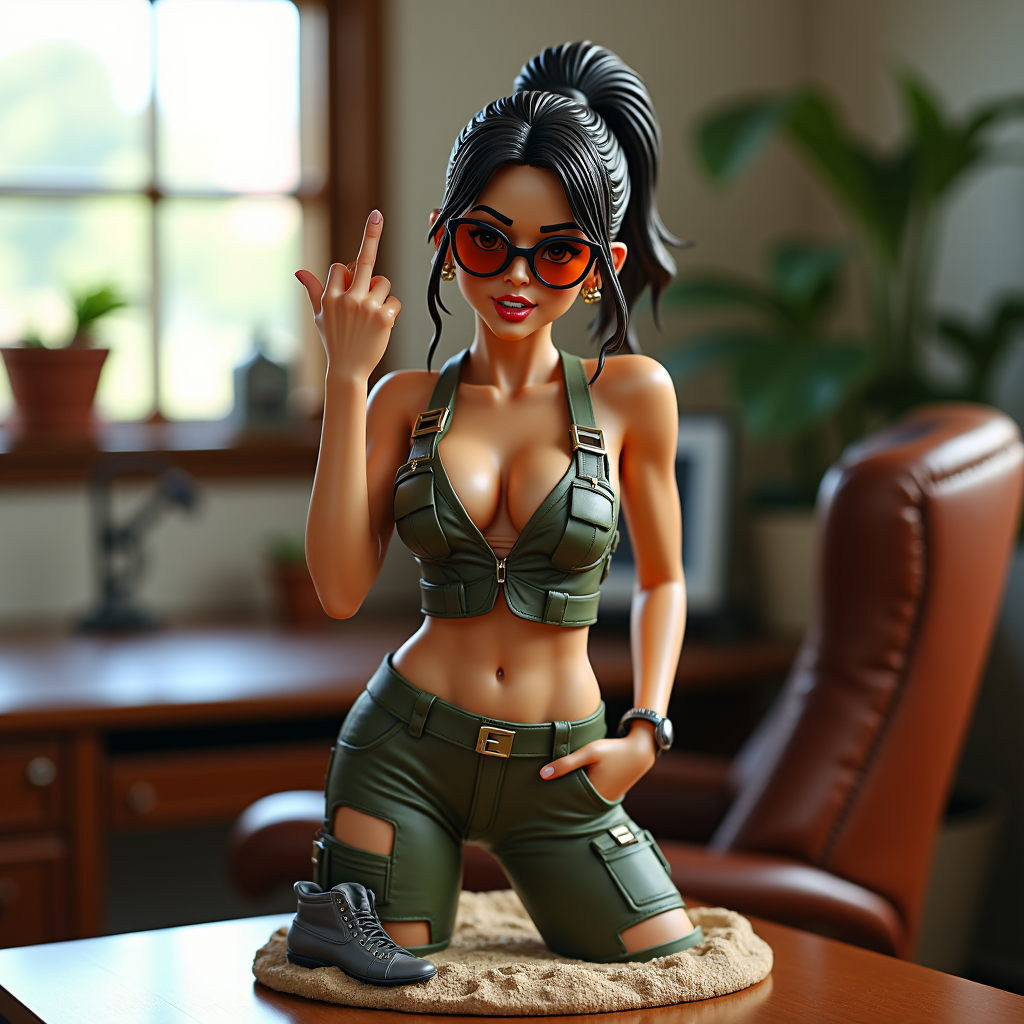 Middle Finger Pilot Figurine Collection