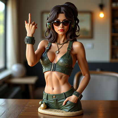 Middle Finger Pilot Figurine Collection