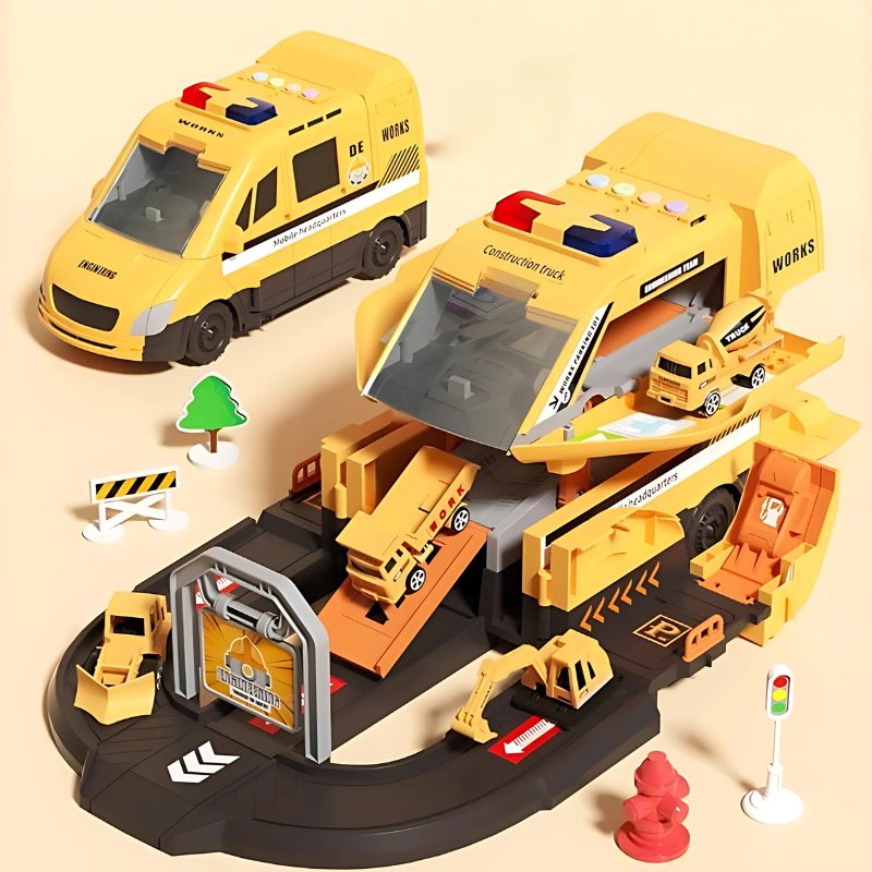 RescueBase Transformable Emergency Vehicle Playset