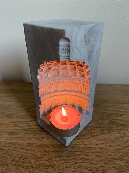 🕯️Roman Concrete Tea Light Holder