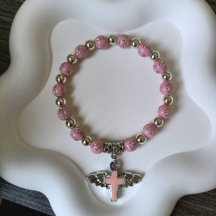 🎁2024 New Year Hot Sale🎁49% OFF🔥Angel Wing Cross Bracelet