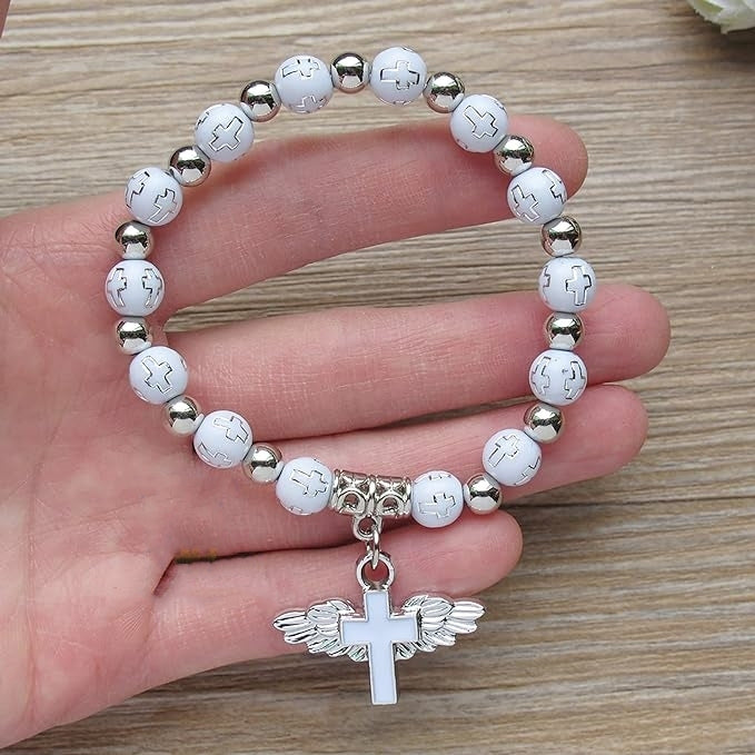 🎁2024 New Year Hot Sale🎁49% OFF🔥Angel Wing Cross Bracelet