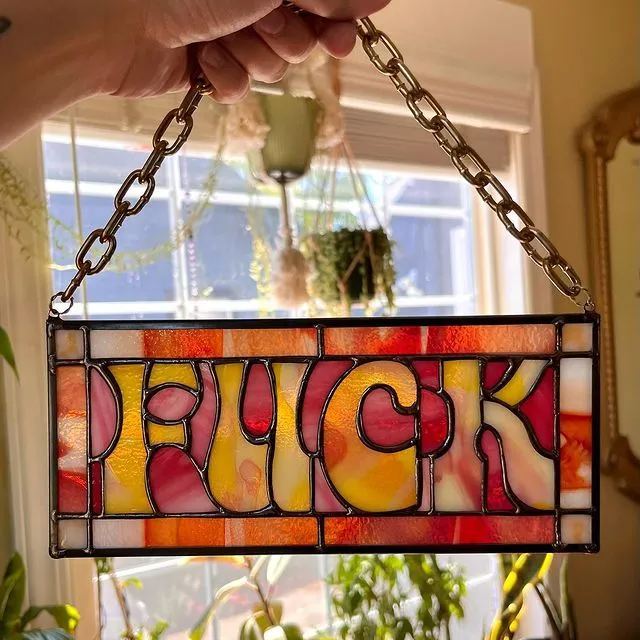 🤣FUCK Suncatcher