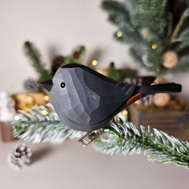 🦜Enchanting Handcrafted Clip-On Bird Ornaments for Christmas Trees 🎄