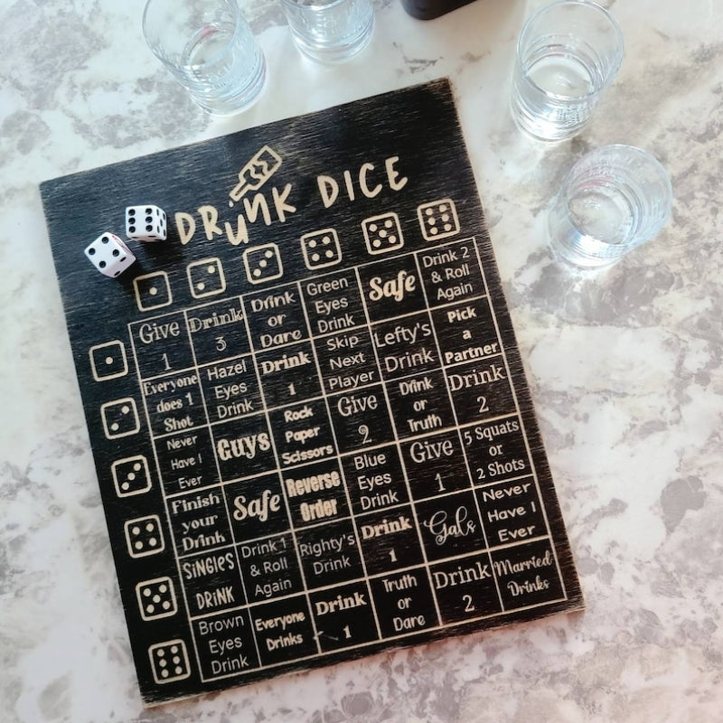 🎲Dice Drinking Game-"Don't go home tonight"game🍻