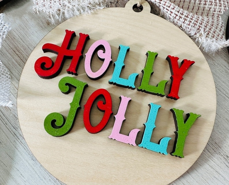 🔥CHRISTMAS SALE🔥😊Retro Happy Christmas Ornament