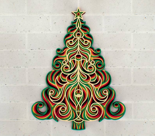 🔥CHRISTMAS SALE🔥🎄The Christmas Tree-3D Zentangle Art.