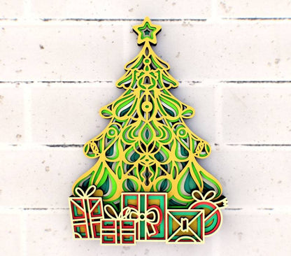 🔥CHRISTMAS SALE🔥🎄The Christmas Tree-3D Zentangle Art.