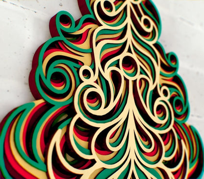 🔥CHRISTMAS SALE🔥🎄The Christmas Tree-3D Zentangle Art.
