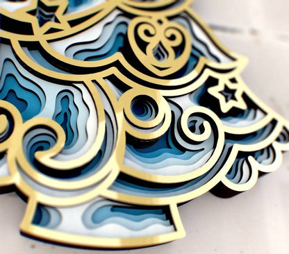 🔥CHRISTMAS SALE🔥🎄The Christmas Tree-3D Zentangle Art.