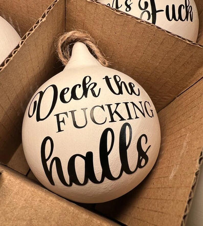 🎄 Early Christmas Sale 🎁Christmas Funny Offensive Bauble