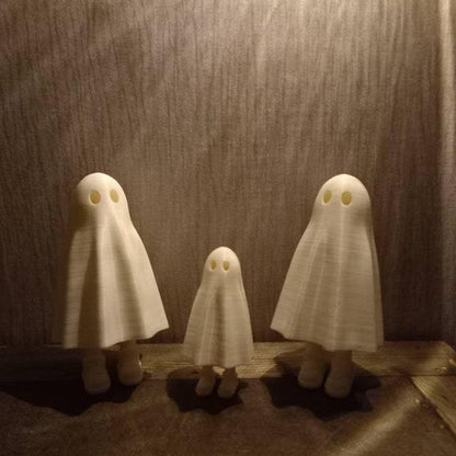 👻3D Printed Ghost Figure with Retractable Legs