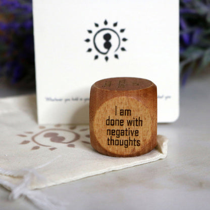 🎁Positive Affirmation Wooden Dice