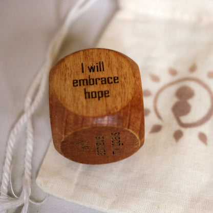 🎁Positive Affirmation Wooden Dice