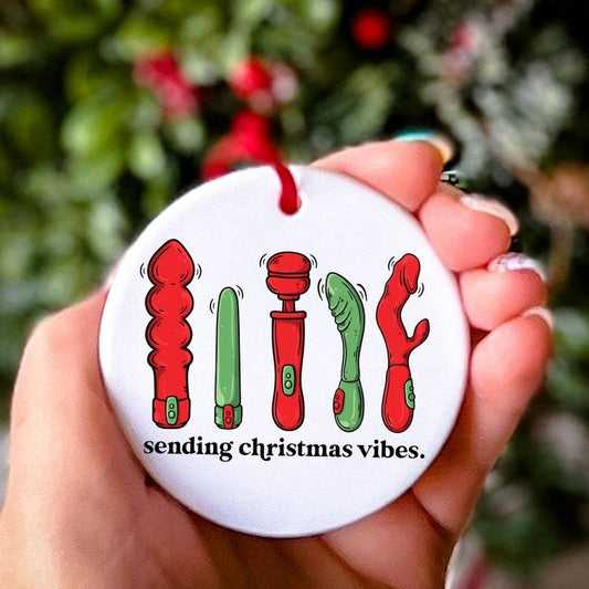 🎁Gift For Friends-Sending Christmas Vibes Ornaments