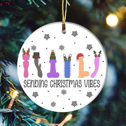 🎁Gift For Friends-Sending Christmas Vibes Ornaments