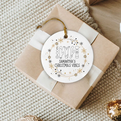 🎁Gift For Friends-Sending Christmas Vibes Ornaments