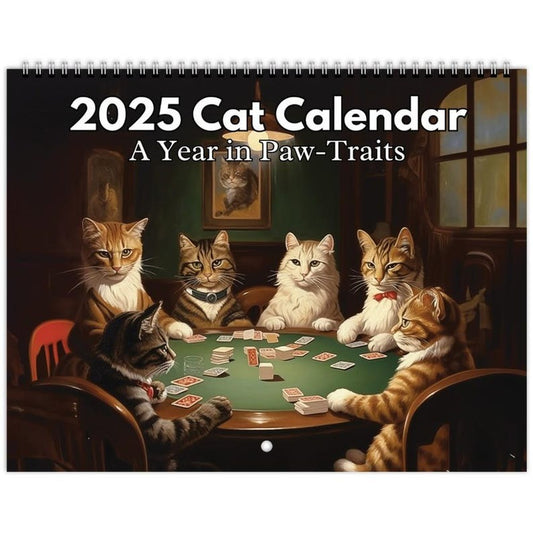 🐱Iconic Cat Art 2025 Calendar - Masterpieces Reimagined