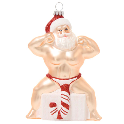 🔥Hot Sale 50% OFF - 🤣Funny Claus Christmas Ornament(6")