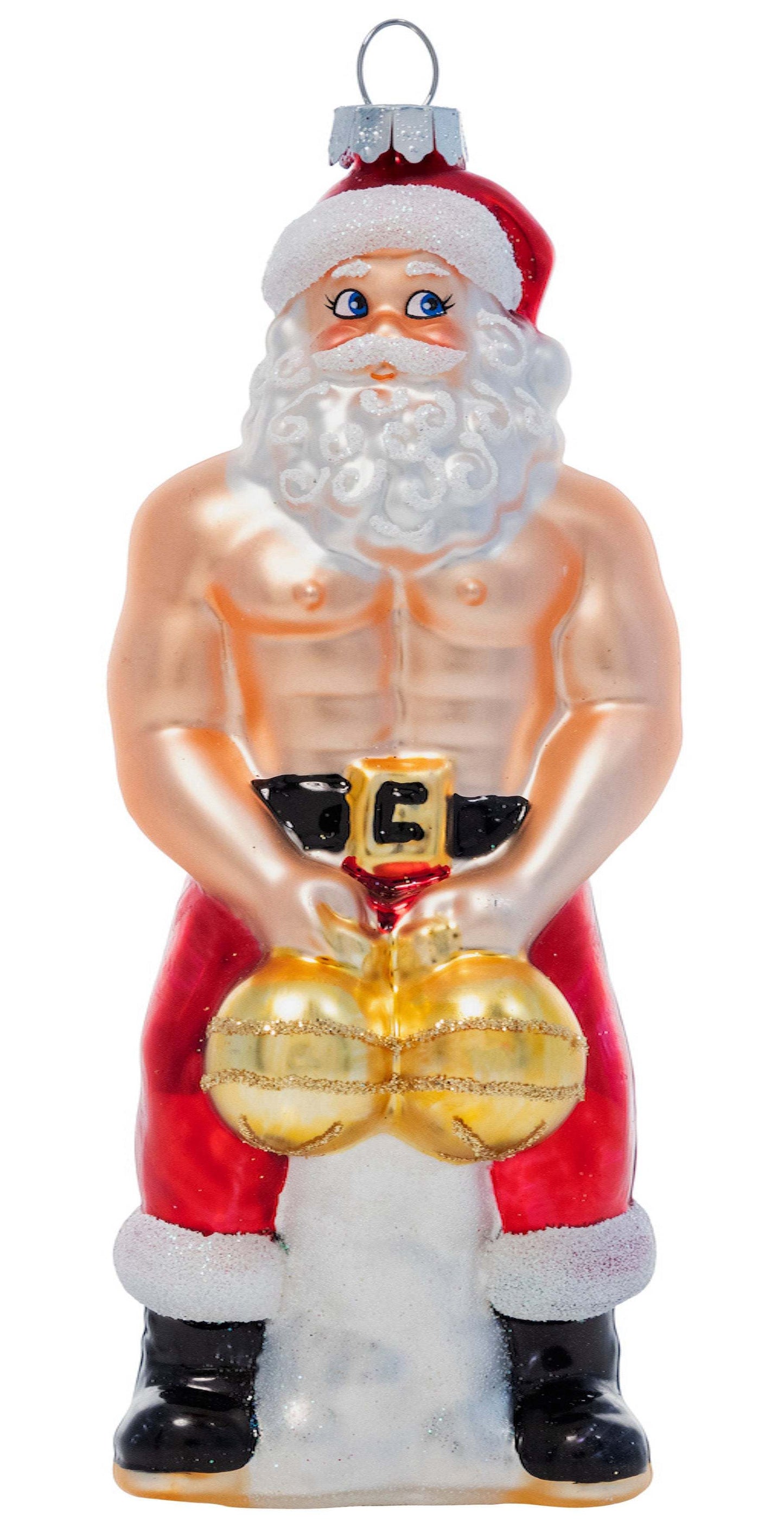 🔥Hot Sale 50% OFF - 🤣Funny Claus Christmas Ornament(6")