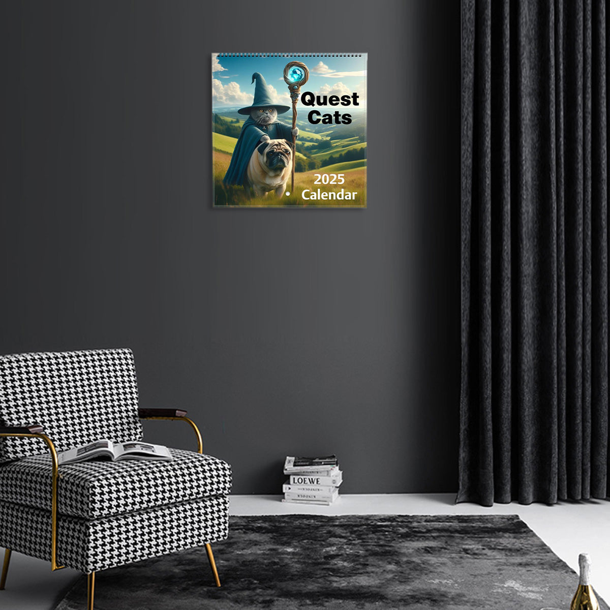 Weird Medieval Quest Cats Calendar 2025🐱