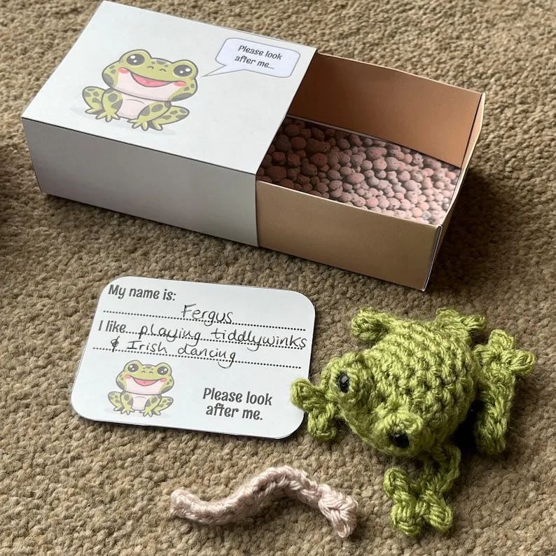 No-sew Matchbox Crochet Pet Gift