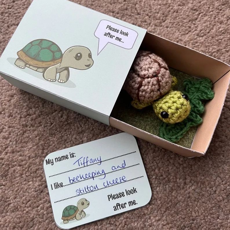 No-sew Matchbox Crochet Pet Gift