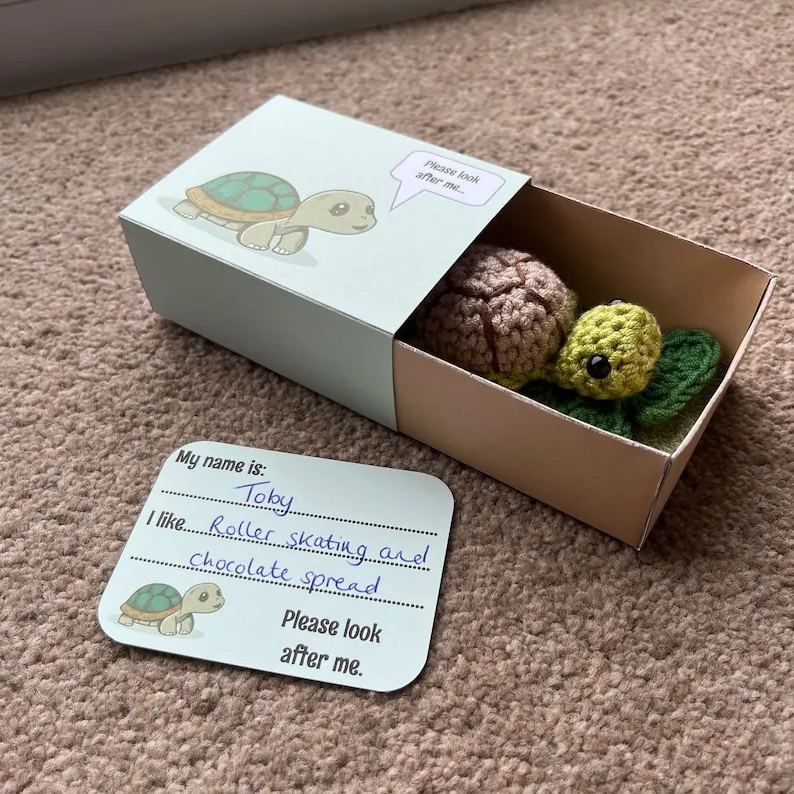 No-sew Matchbox Crochet Pet Gift