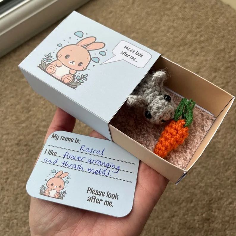 No-sew Matchbox Crochet Pet Gift