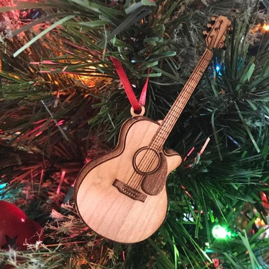 🌲2024 Christmas Gift--🎸Guitar Christmas Ornament