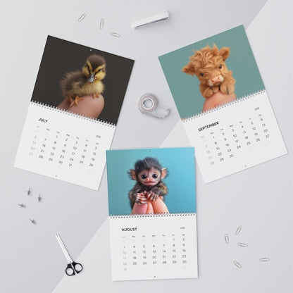 Tiny Animals Calendar 2025