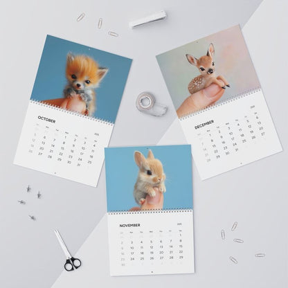 Tiny Animals Calendar 2025