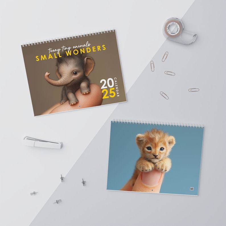 Tiny Animals Calendar 2025