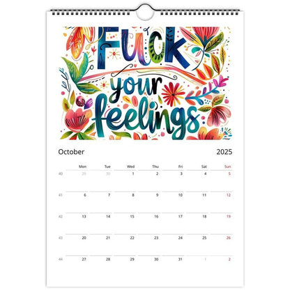 📆Welcome To The Fuckery Fun Wall Calendar 2025