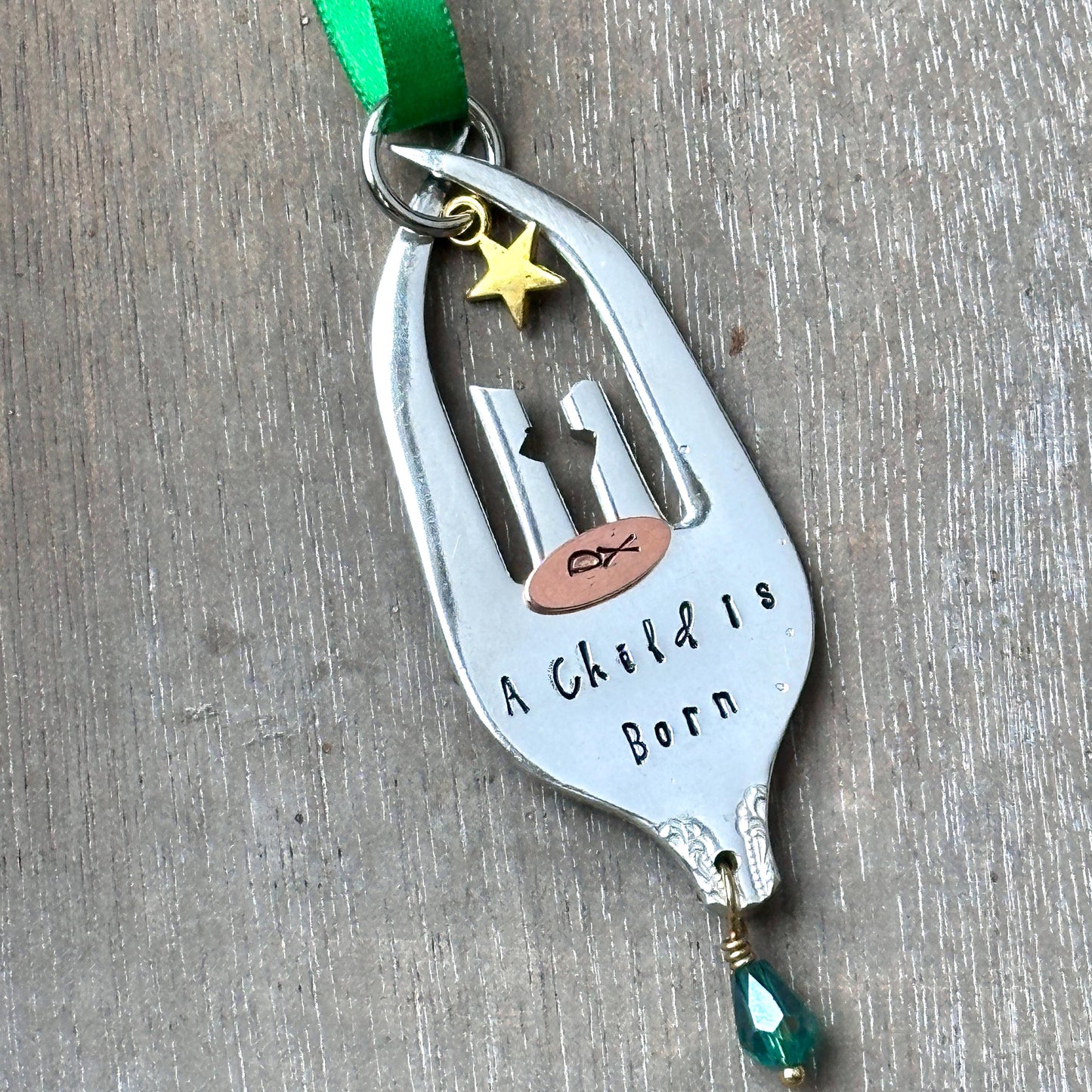 🤘 Fork Nativity Ornaments