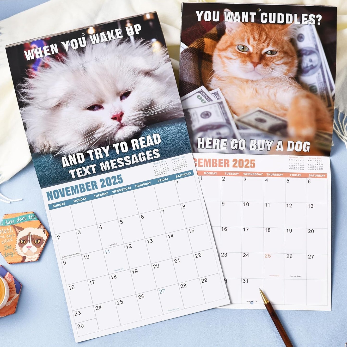 🐱Funny Cat Calendar 2025📅