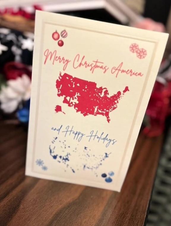 2024 Merry Christmas America Card