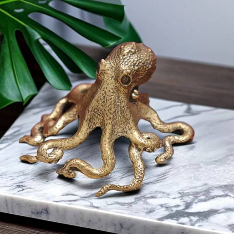 🎄2024 Christmas Gift 50% Off--Handmade Brass Octopus