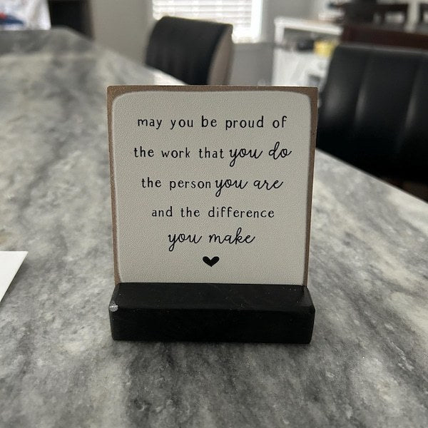 🎁Office Gift-Mini Sign Desk Decor