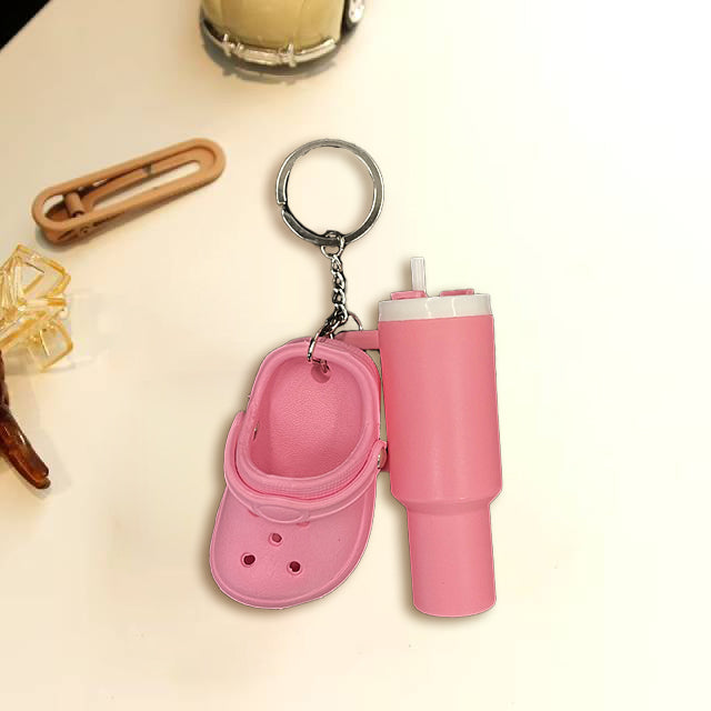🔥Hot Sale🔥 Mini cup + Crocs keychain
