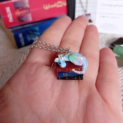 🔥🔥LAST DAY BIG SALE--Book Dragon Necklace