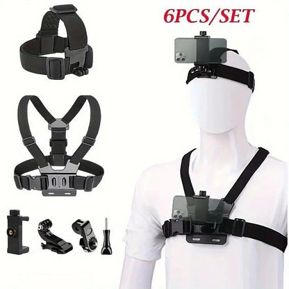 🕺Action Camera Strap Set with Phone Clip
