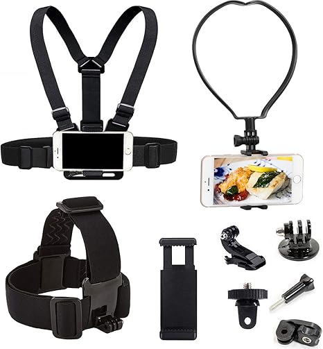 🕺Action Camera Strap Set with Phone Clip