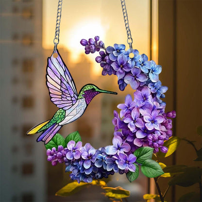 💥LAST DAY 70%OFF💥 - 💖Hummingbird Suncatcher Colorful Ornament