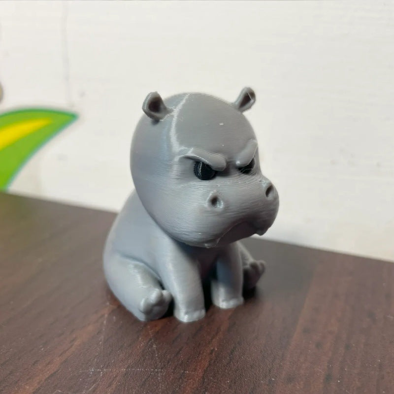 🦛😠Grumpy Little Hippo Figurine