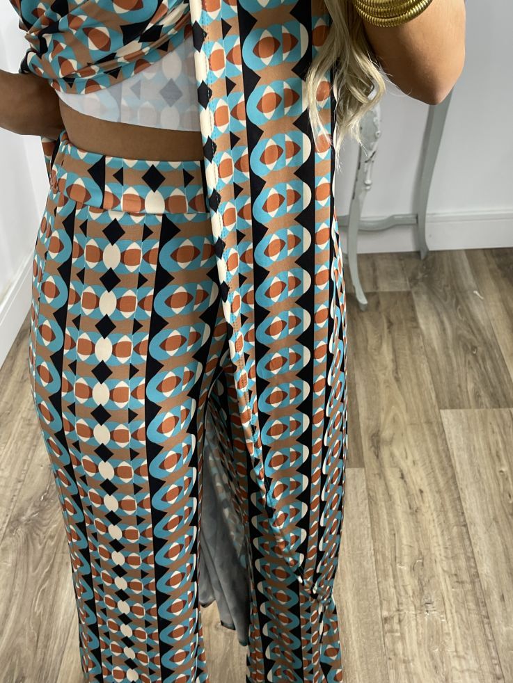 🔥50% off for a limited time🔥New Arrival Abstract Printed Comfy Suit For Women