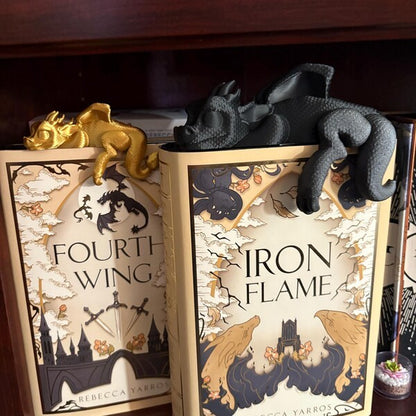 🔥🔥2025 Mother's Day Gift 50% Off--📚3D Printing Sleeping Bookshelf Dragon