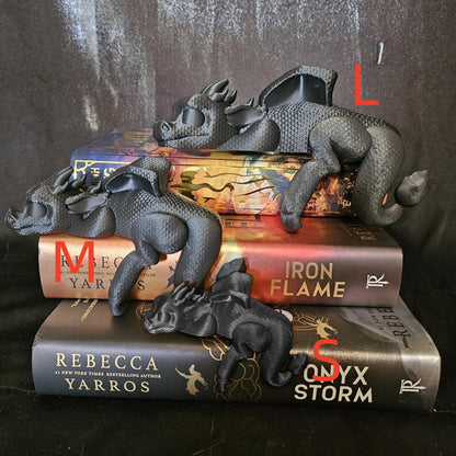 🔥🔥2025 Mother's Day Gift 50% Off--📚3D Printing Sleeping Bookshelf Dragon
